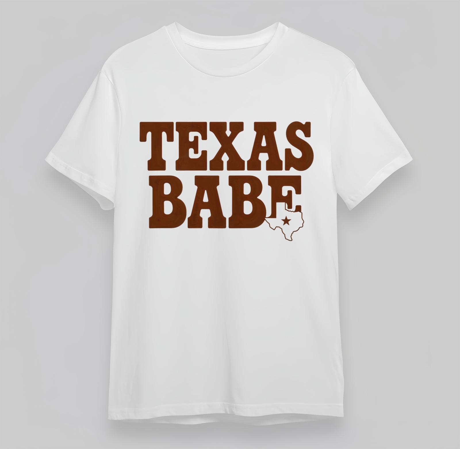 Women s Texas Pride Graphic Oversize Tee Lone Star State Design White Cotton Top 3XL