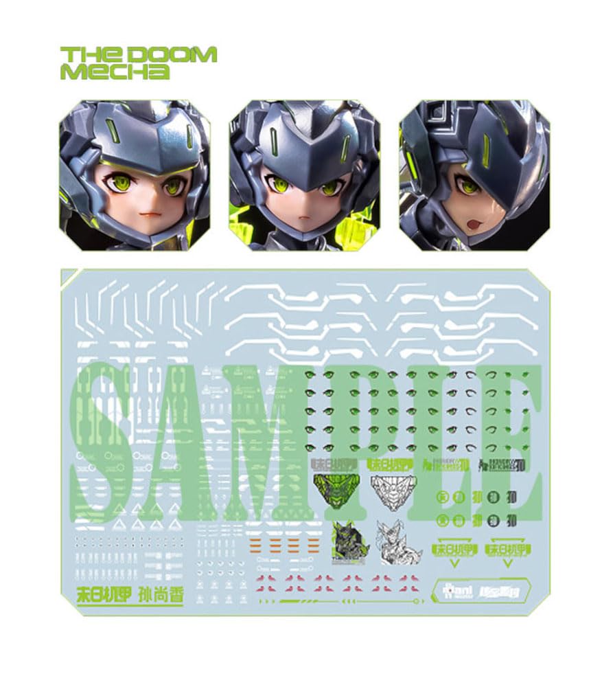 Doyusha Anime Star Nuclear Gold Reconstruction Son Shangxiang THE DOOM MECHA Ver. 1/12 Scale Plastic Model (Human) Approximately 170mm Tall