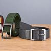 3.8cm Wide Woven Fabric Belt 120cm Length Casual Trouser Belt  For Jeans Trousers