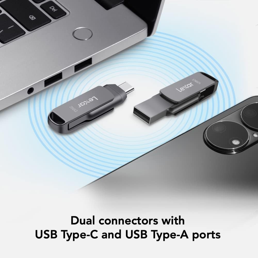 Lexar 128GB OTG Typ-C USB-Stick 2-IN-1 USB 3.2 Typ-C Dual-Port U-Laufwerke Typ-A 32GB 64GB 256GB u-Disk Bis zu 130Mb/s USB-Stick für Telefon und PC