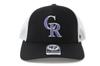 47 Brand 47 TRUCKER Mesh MLB National Colorado Free Size Cap, League, Rockies,