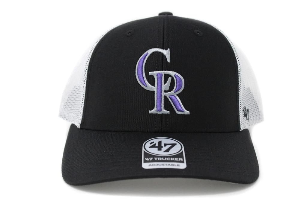 47 Brand 47 TRUCKER Mesh MLB National Colorado Free Size Cap, League, Rockies,
