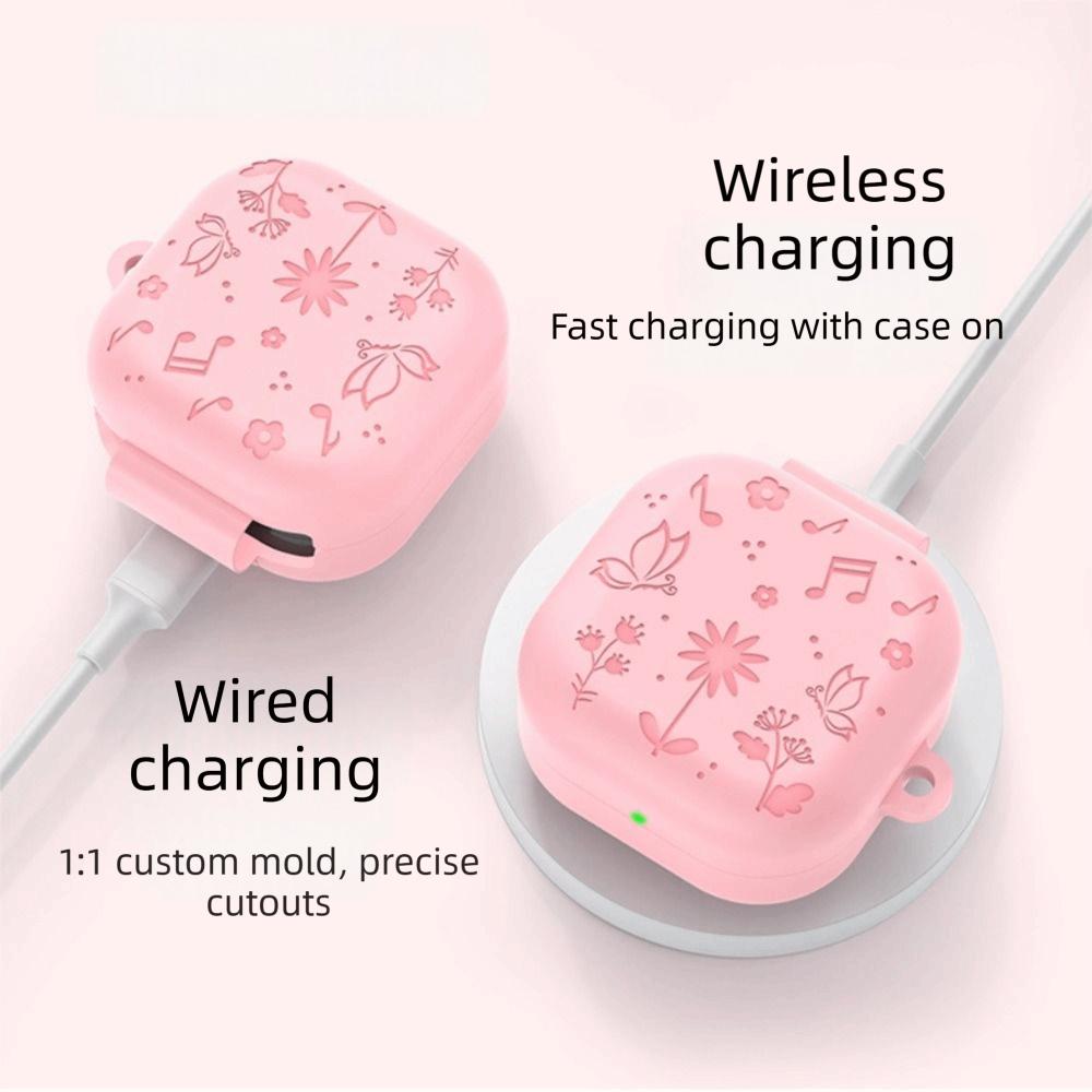 with Cleaner Kit Bluetooth Headphone Cover Charging Box Sleeve for Samsung Buds 4/4 Pro