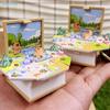 3D skládací kapybara mini velikost skládací kniha klíčenka dětské hračky přívěsek na tašku