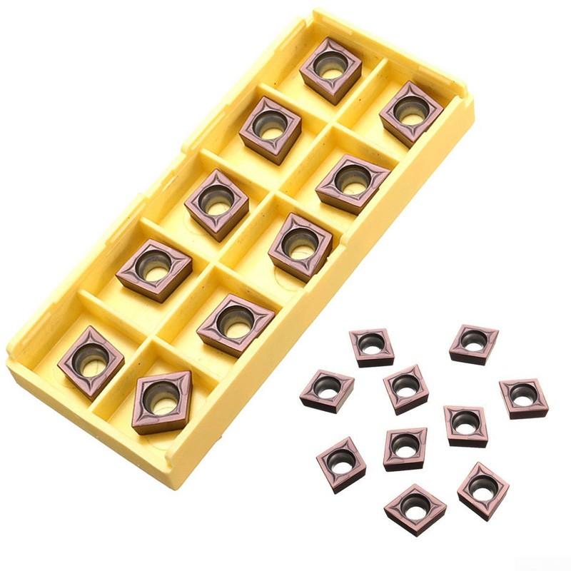 10Pcs/Set Carbide Inserts Blade CNC Lathe Thread Cutting Turning Tool