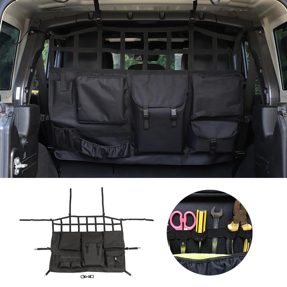 Trunk Cargo Storage Bag Organizer for Jeep Wrangler JK JL 4Door 2007+Accessories