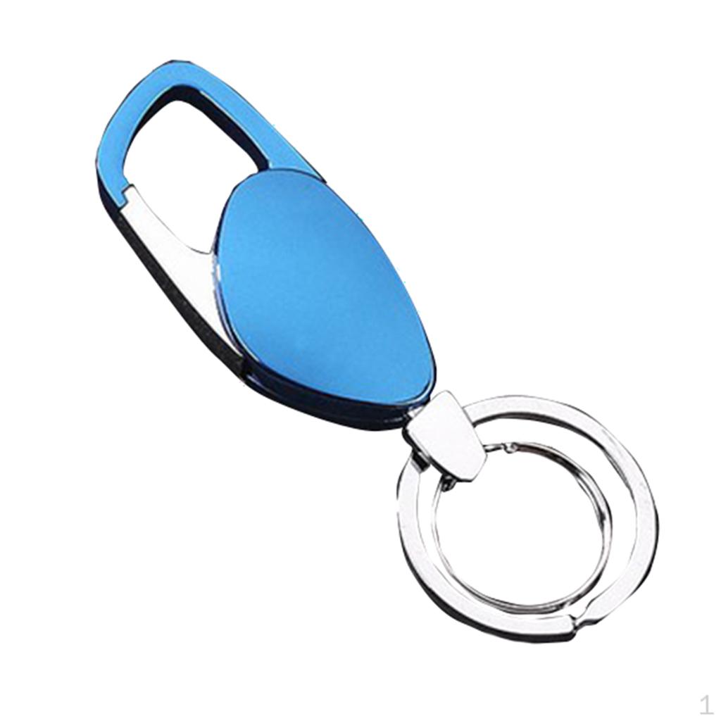 

Alloy Metal Keyring Keychain Car Key Chain Ring Keyfob синій