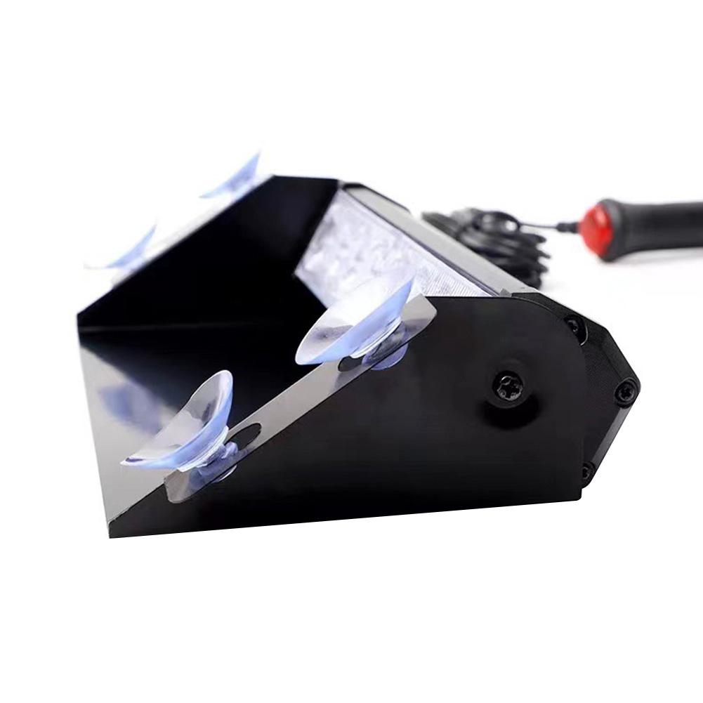 8 LED Auto Strobe Blinklicht mit Saugnapf für Auto 12V Notfall Signal Lampen Warnung Licht Auto Lkw Windschutzscheibe Flash Beleuchtung