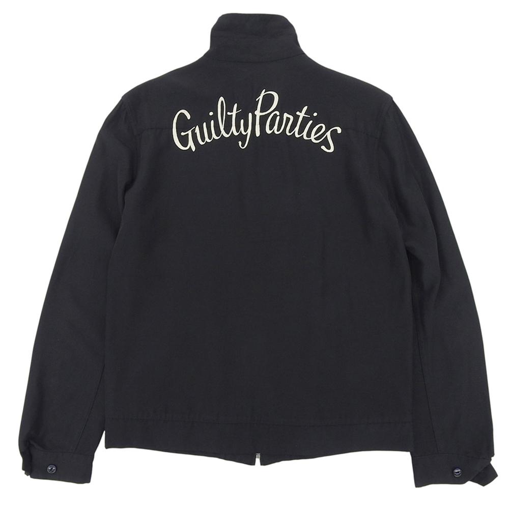 McGREGOR Men's Rayon Blouson with Embroidered Logo, Black, Size L, BB11-0803 Jacket L blackUsed