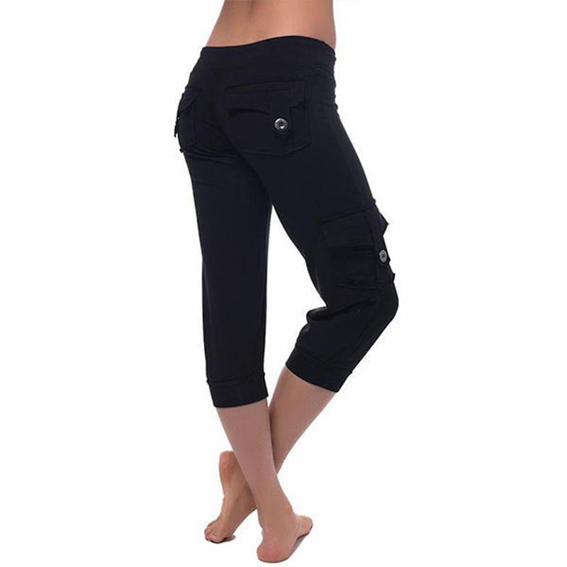 Basit Açık Giyim Alt Kadın Giyim Yoga Pantolon Kısa Pantolon Aksesuarları