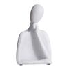 Northern Europe Modern Minimalist Black and White Art Figure Sculptures, Home Living Room, Wine Cabinet, Bedroom Decoration, 1Pc