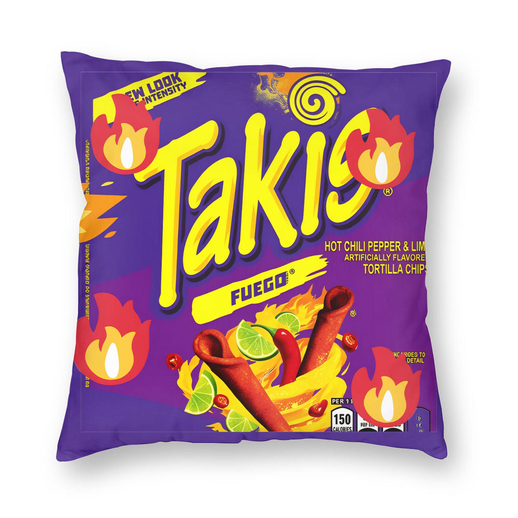 Fine Glasses Unisex Blue Takis Pillow Case Custom Pillow Cover For Chair Sofa Home Decor Novelty Pillowcases