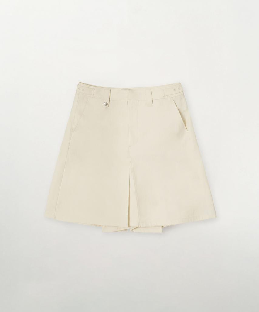 Einstellung (W.) Chino Faltenshorts Creme