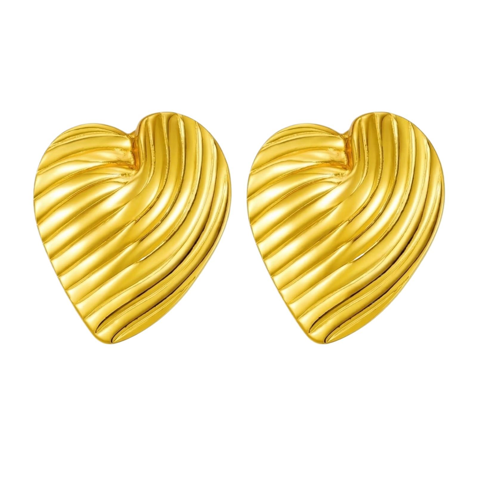 Stainless Steel Earrings for Women Vintage Luxury Stylish Titanium Steel Jewelry