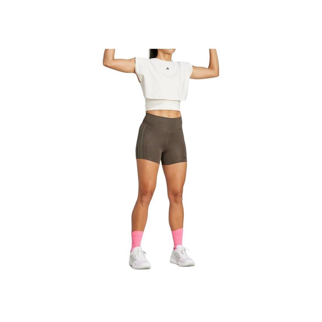 Adidas Power Refreshing And Comfortable Round Neck Short Sleeve Vest Women Tops Chalk-White IW3188