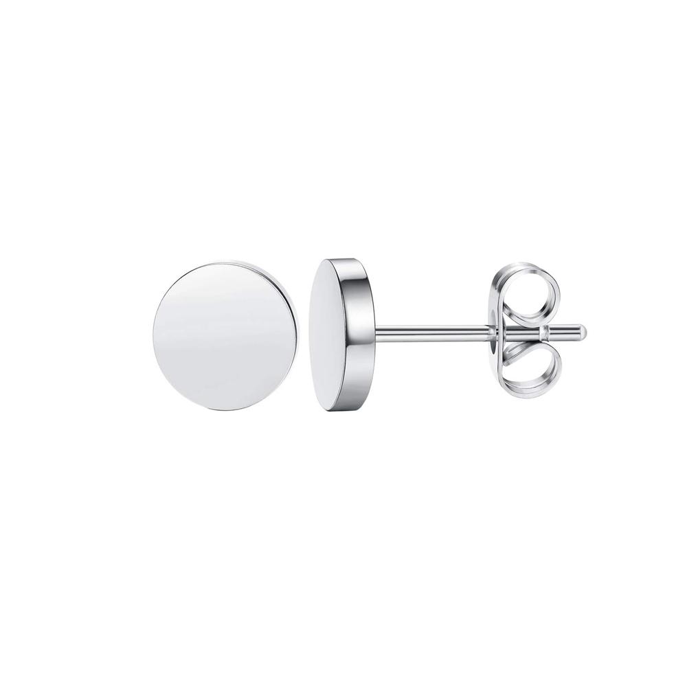 Pairs Stainless Steel Flatback Tragus Stud Earrings for Men Women Screwback Cartilage Helix Barbell Piercing Earrings Stud Set