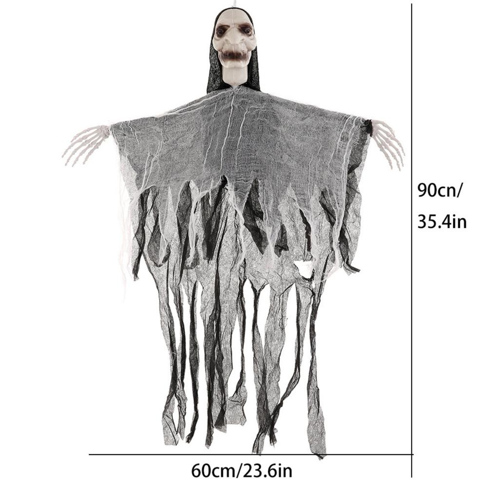 Halloween Witches Skeletons Specter Horror Themed Hanging Specter Props Party Supplies For Halloween Yard Decoration