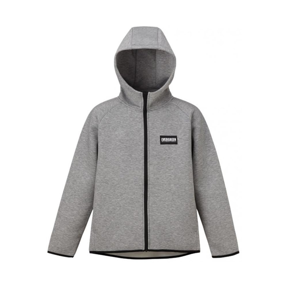 

Evergreen Light Warm Heather Gray E.G. Full-Zip Hoodie, Medium,