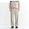 PEACEBIRD Men's Straight Fit Casual Pants BAGMF412F