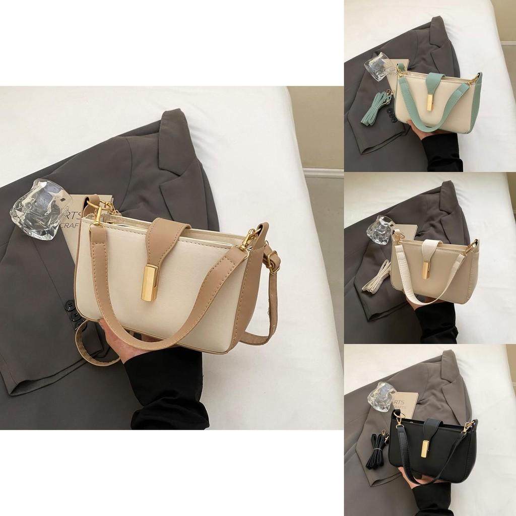 Elegant Casual Pu Handbag For Women Available In Black Green And Khaki Colors