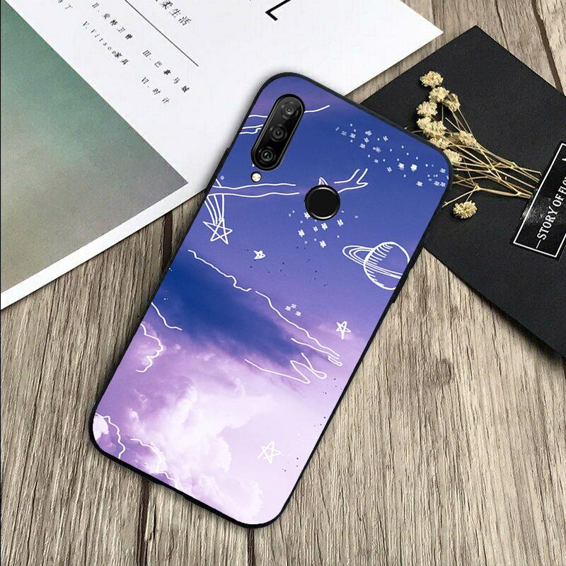 Esthétique violette Pour Huawei Nova 12s 12i 11i 7i 8i Y73 Y70 Y90 Y60 Y72 Y61 Y91 9 10 SE P30 Pro P40 Lite Coque