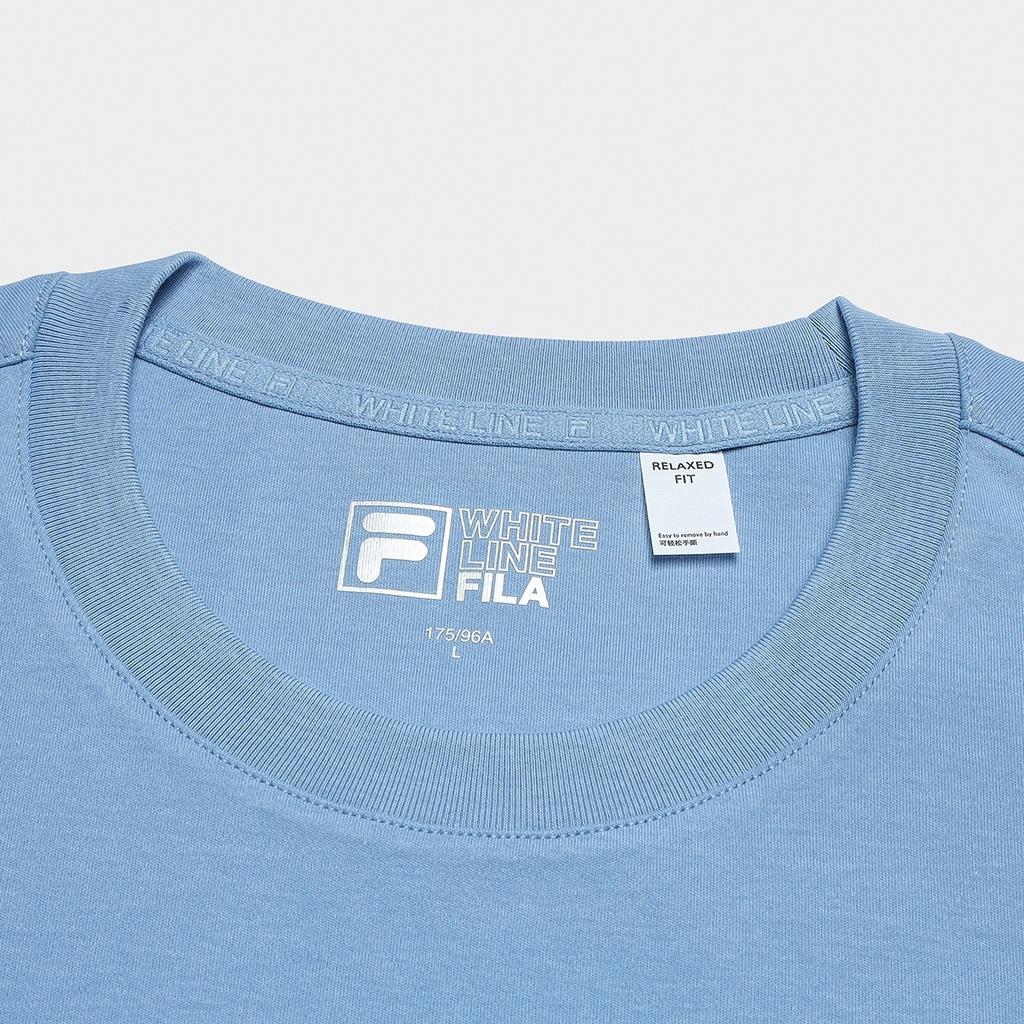 FILA White Skin-Friendly Comfortable Simple Short Sleeve T-Shirt Men tops F11M533117F-BU
