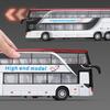 1/50 SETRA autobus autíčko pro chlapce litý kovový model pro děti stahovací miniatura zvukové světlo vzdělávací kolekce dárek pro dítě