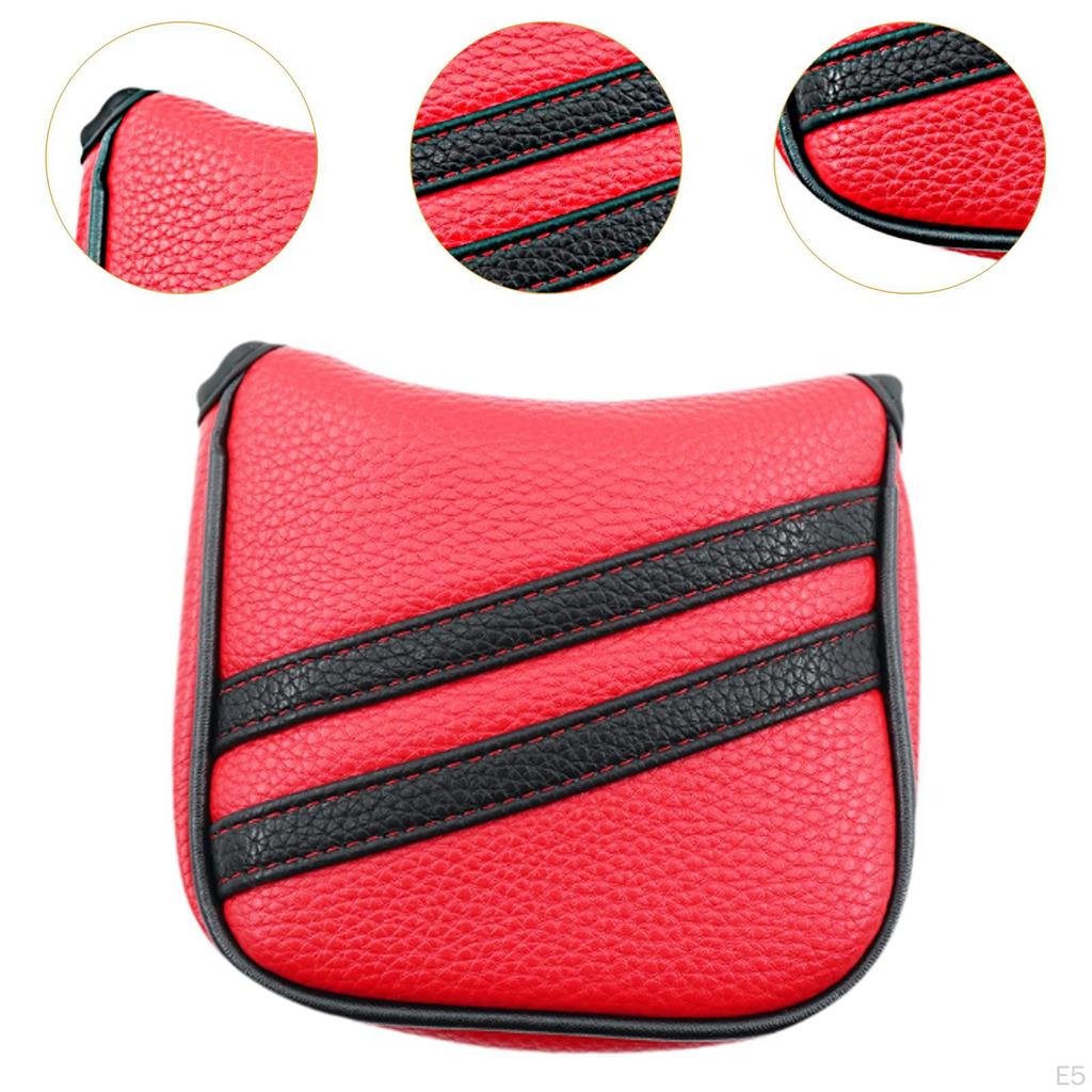 Golf Club Head Cover, PU Leather Headcover, Gift Choice for Adults