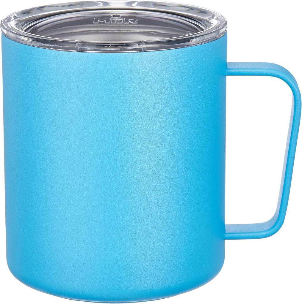 Blue Bottle Coffee Stainless Steel Travel with Keeps Drinks Hot or Cold Mug, 350ml, Lid,