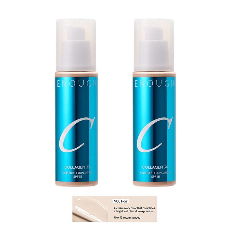 ENOUGH FONDOTINTA COLLAGENE 3X IDRATANTE SPF 100ml (30 opzioni)