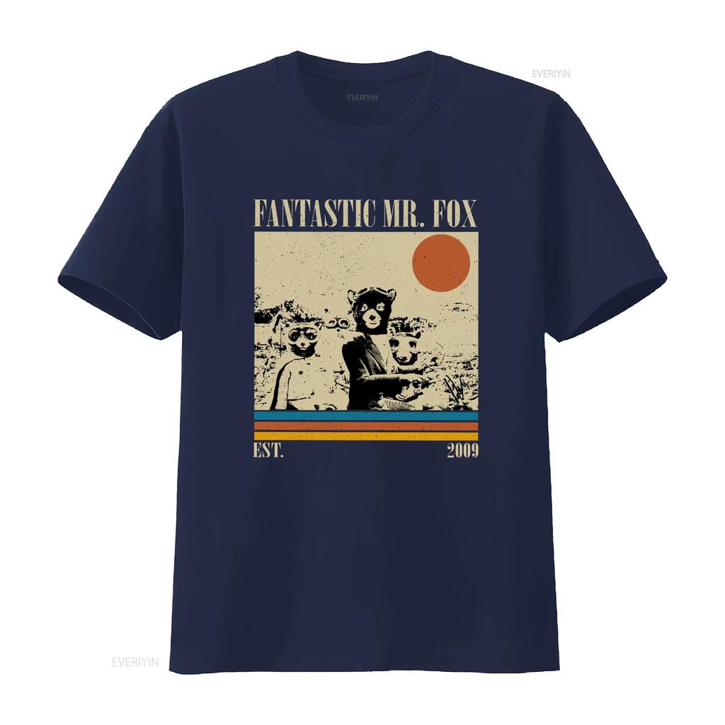 Fantastic Mr Fox T Shirt Retro Vintage Classic S for Him Christmas Vintage Washed Fashion Comfortable Casual Graphic Stylish