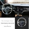 For Volvo 2017- S90 Xc90 Hand-stitched Steering Wheel Cover 2018 XC60 Leather Hand-stitched Steering Wheel Cover V90 S60