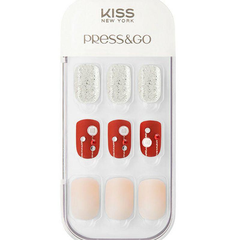 KISSNEWYORK Press & Go Holiday Red Vibe KPNA37K KPNA37K
