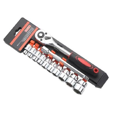 Various Ratchet Socket Wrench Set With 3/8In and 1/4In Drive Size Hand Tool For Broad Ranges Of Maintenance Needs