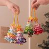 1pc Christmas Tree Car Pendant Christmas Tree Wool Hand-crocheted Gift Creative Pendant Suitable for Friends, Family and Couples Gifts