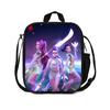 Gedruckte Hexenjäger K-Pop Essensbeutel, Studentin Huntrix Kpop Picknicktasche Kühltasche, Thermoisolierbeutel