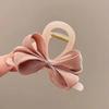 Korean Style High-End Flower Claw Hair Clip for Women's Updo - Sweet and Gentle French Shark Clip