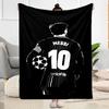 Messi's Legacy In Soccer Flannel Blanket-Soft and Suitable for Sofas,Beds,Offices,Travel,All Seasons,Great Gift for Holidays and Birthdays.