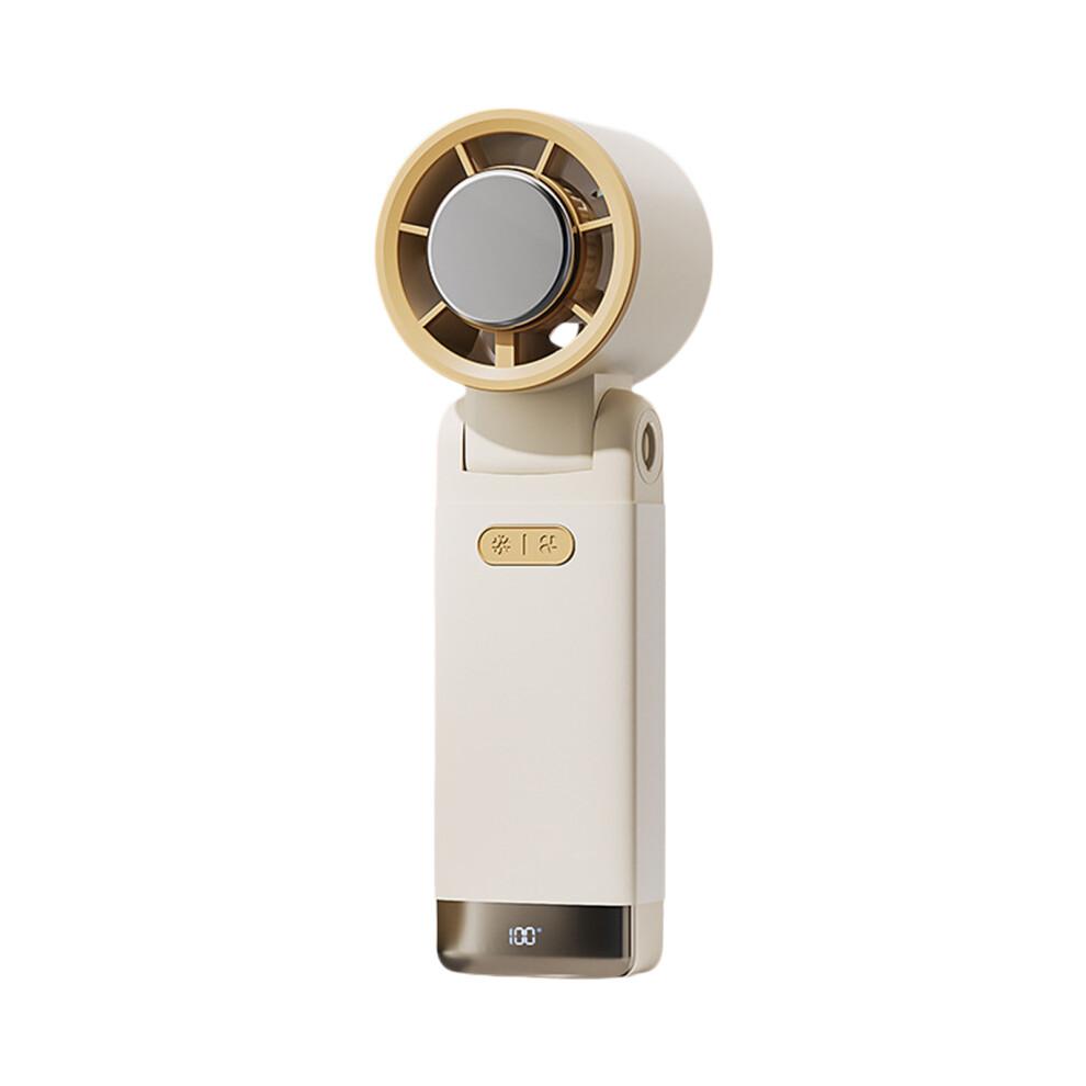 Foldable Handheld Fan with 100 Adjustable Speed Quiet USB-White