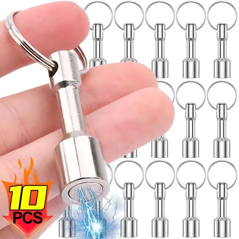 Strong Magnetic Keychain Weight Neodymium Magnet Pendant Magnets Stainless Stee Ferrous Metals Test Magnet Hanging Keys Holder