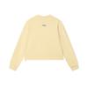 FILA Original Casual Comfortable Loose Sweatshirt Women sweatshirt Coffee-Yellow F71W449201F-YE