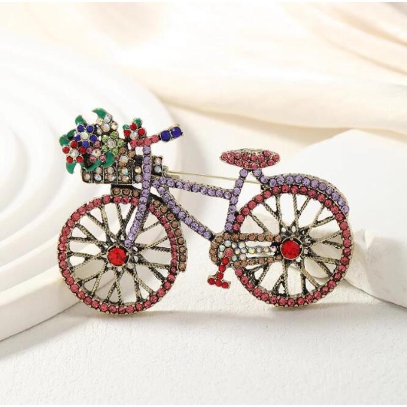 New Alloy Brooch High-end Niche Women's Peony High-end Pin Coat Suit High-end Versatile Brooch