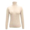 Women's Fashion Casual Solid Color Sweater Long Sleeve Slim Sweater Pullover Top