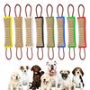 High Quality Coarse Jute Dog Chew Sticks Grinding Teeth Biting Target Dog Bite Rods Dog Chew Pillows Biting Practice