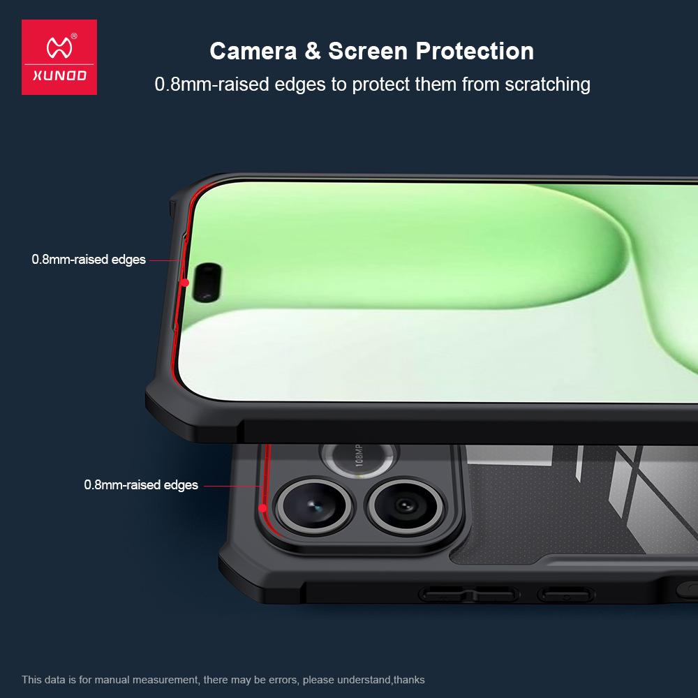 For Honor 600 Lite Case XUNDD Luxury Casing Transparent Back Cover Airbag Shockproof Bumper Protective Cases