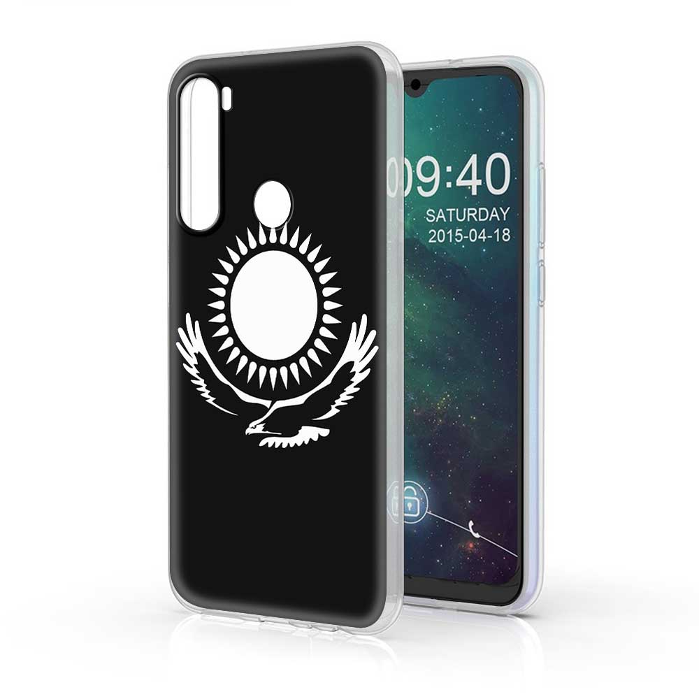 Kazakhstan Flag Case for Xiaomi Redmi Note 9s 9 8 8T 7 9C Mi Poco X3 NFC 11 9A 9T 10T Pro 7A Translucent Matte TPU Cover