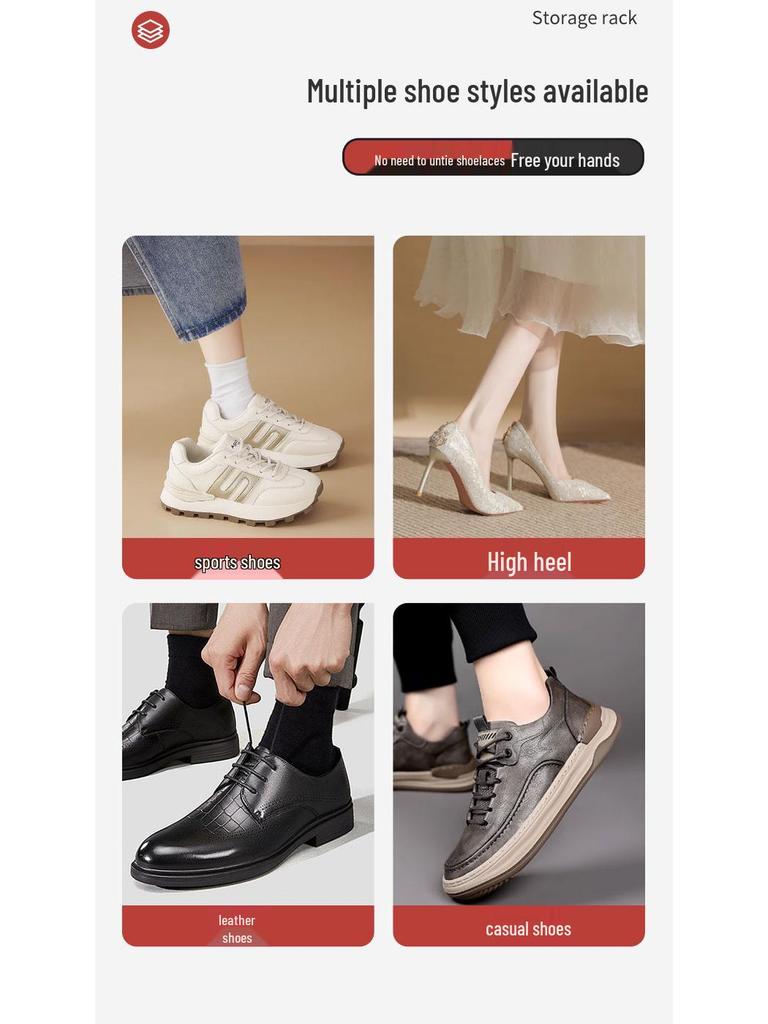 Long Handle Magnetic Shoehorn for Easy Use - Ideal for Elderly & Pregnant Individuals, No Bending Required