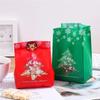 50pcs Snowflake Christmas Tree Gift Bags Merry Christmas Baking Packaging Bag Candy Boxes Xmas Decorations for Home Navidad