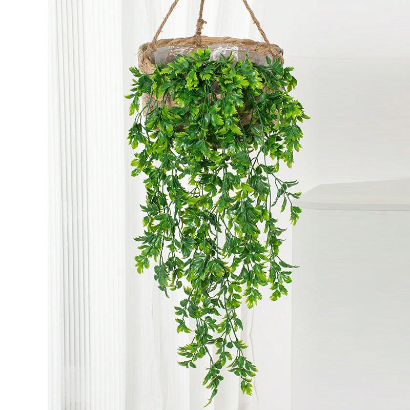Artificial Ivy Hanging Vine Plastic Plants Grass Leaves for Home Indoor Outdoor Garden Door Wall Wedding Party DIY Decoration