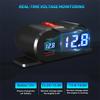 Car Phone Charger Adapter PD QC3.0 Socket 120W Cigarette Lighter Power Adapter Fast Charging 12/24V with Voltmeter On/off Switch